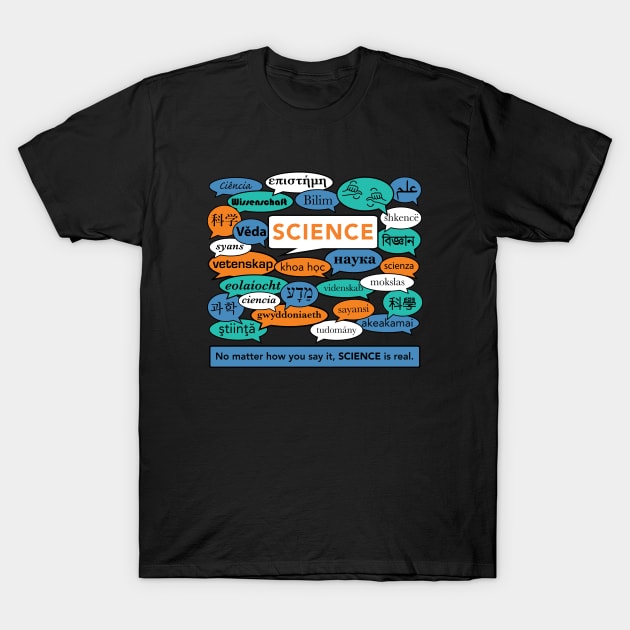 Science, multilingual. T-Shirt by alejna99